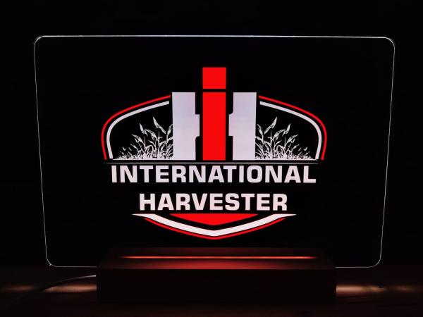 IHC International Harvester LED Schild Farmer Design